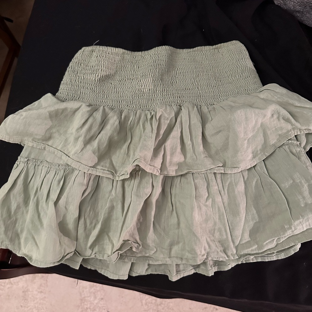 Save green skirt
